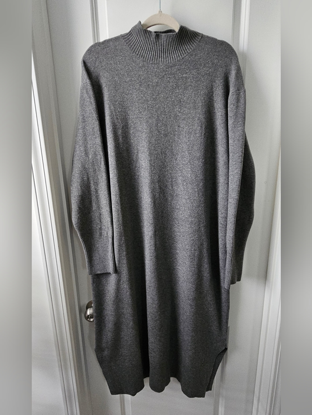 a new day Gray Knit Sweater Dress